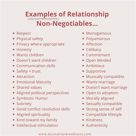 Relationship Non Negotiables | Healthy relationship tips, Healthy ...