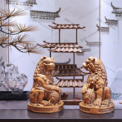 铜汇丰爬狮-狮子麒麟-曲阳县艺谷园林雕塑有限公司