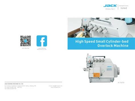 JACK INDUSTRIAL SEWING MACHINES - Jack F4 Single Needle Machine ...