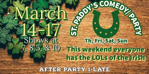 St. Paddy’s Comedy Weekend - Lol of the Irish, The Comedy Lab at The ...