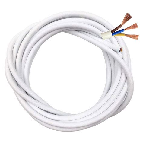 Pvc Mains Electrical Wire 3 Core Round White Copper High | Desertcart INDIA