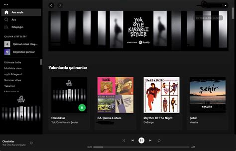 Spotify Homepage Takeover, 2025 | Şehir, Indie