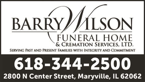Barry Wilson Funeral Home - Illinois, Maryville IL
