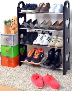 COMPAQPLUS Shoe Rack with cover for home storage Multipurpose Rack ...
