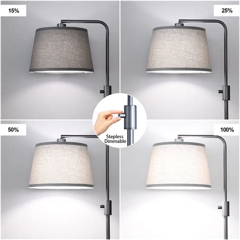 Snapklik.com : Upgraded Dimmable Floor Lamp, 1000 Lumens LED Edison ...