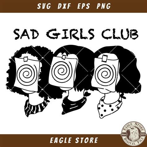 Vintage Cowgirl Svg, Sad Girl Club Svg, Sad Girls Svg | Inspire Uplift