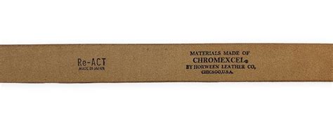 Re-ACT Chromexcel Leather Standard Belt | SOAR clothing