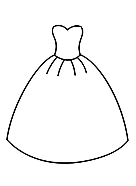How To Draw A Simple Wedding Dress