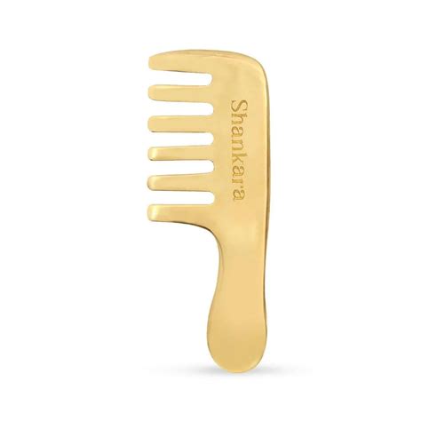 Ayurvedic & Natural Kansa Hair Comb Online | Shankara India
