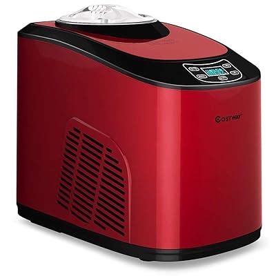 Buy COSTWAY Ice Cream Maker, 1.6 Quart Automatic Ice Cream Machine ...