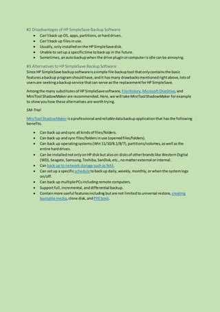 Image result for How to Set Up My HP SimpleSave Software