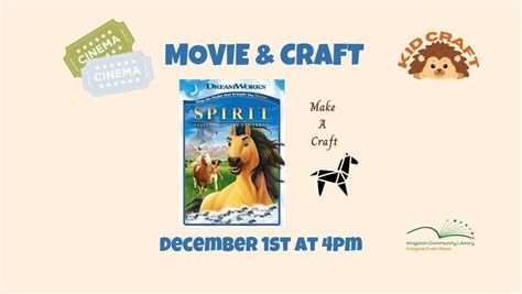 Kids Movie and Craft, Kingston Community Library, December 1 2023 ...