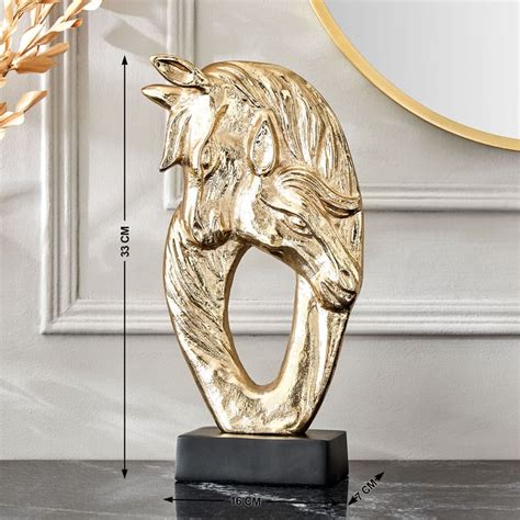 Buy Royale Zion Metal Horse Figurine from Home Centre at just INR 2999.0