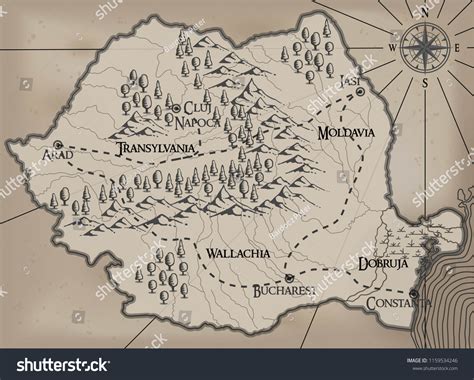 801 Transylvania map Images, Stock Photos & Vectors | Shutterstock