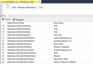 Image result for Using Variables to Search SQL Serve Database