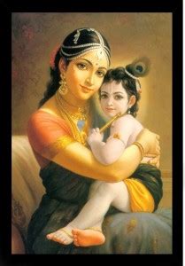 Dharvika Innovations Maa Yashoda with Bal Krishna Painting | Bal ...