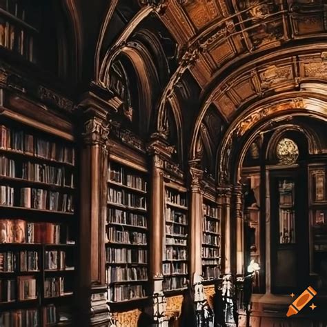 Dark Academia Library