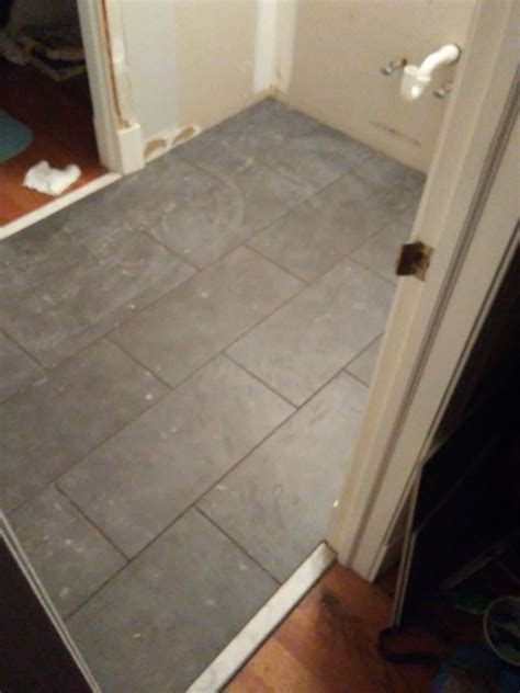 How To Stagger 12 X 24 Tiles - wallpops floor tiles