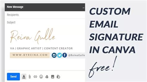 free email signature templates for gmail