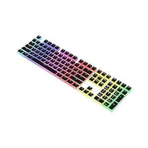 PBT Pudding Keycap 108 Keys PBT Keycap Set with Frosted Hand Feel for ...