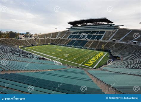 Autzen Stadium in Eugene Oregon at the University of Oregon Editorial ...