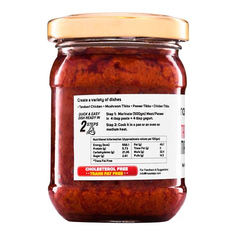Masalejar Tandoori Marinade 100gm (Serves 2) EAN: 8931538620045 – masalejar