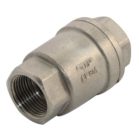 3/4" Stainless Steel SUS/SS316 Spring Loaded Check Valve in-line CF8M ...