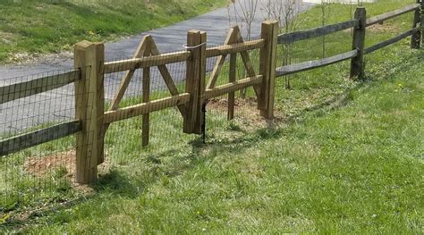 Split Rail Fence Gate Design - Use the tape measure and starting at the ...