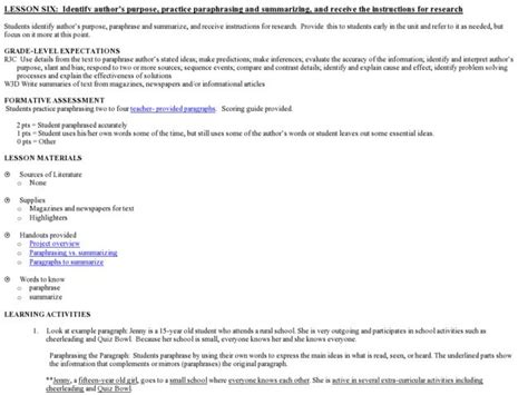 Image result for Paraphrasing Lesson Video