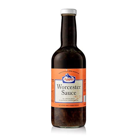 Saus Worcestershire, apel, 1 liter, Botol | GOURMET VERSAND Toko Online
