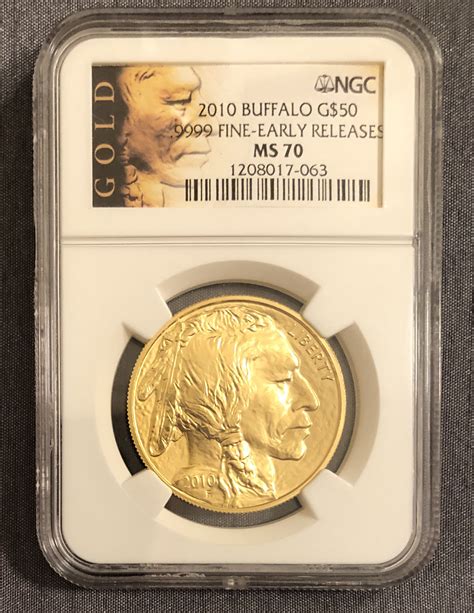 2010 $50 Buffalo Gold Coin - Early Releases (NGC MS 70) | Pristine Auction