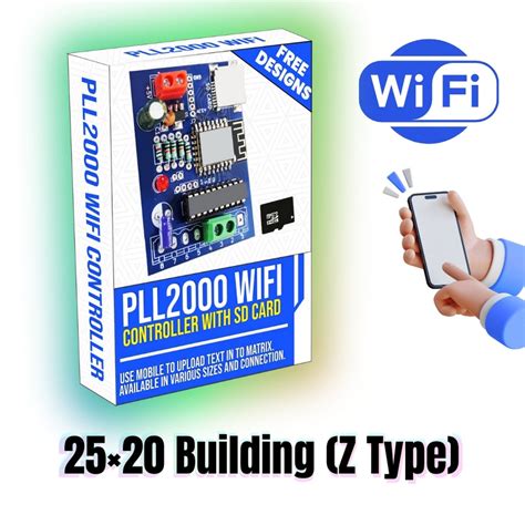 PLL2000 Wi-Fi Controller – 25×20 Building (Z Type) With 4GB SD Card ...