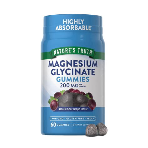 Nature's Truth Magnesium Glycinate Gummies – BetterYou Health & Beauty ...