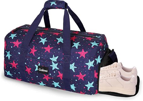 Amazon.com | Goloni Cute Duffle Bag for Women, Gym Bag with Shoe ...