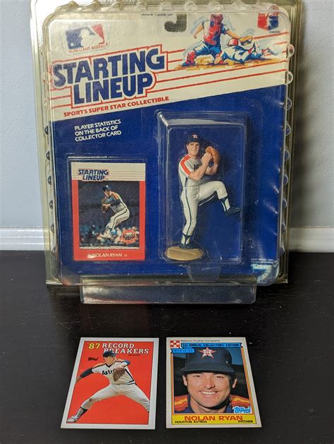 Nolan Ryan 1988 Starting Lineup Houston Astros Figure 2 Cards - Etsy