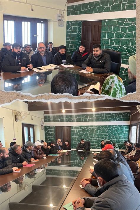 SDM Uri Shubhankar Pathak asks officers to enhance work culture, ensure ...
