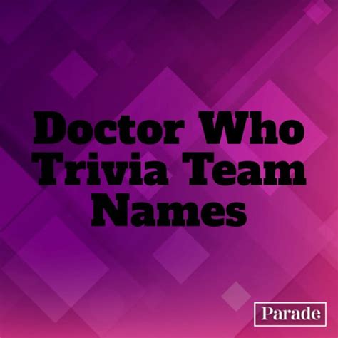 Funny Names Of Trivia Teams at Ellie Ridley blog