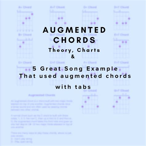 Augmented Chords in Music: Song Examples, Triads, Charts and Theory
