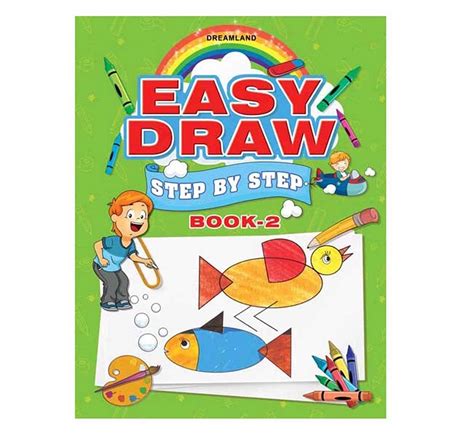 Dreamland Paper Back Easy Draw Step By Step Part 2 Drawing Book for ...
