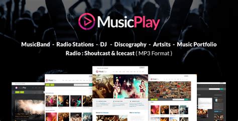 musicplay v1 7 2 music dj responsive wordpress theme