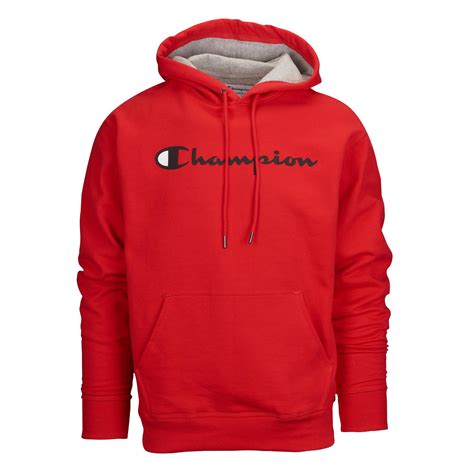 Champion Powerblend P/o Hoodie in Red for Men - Lyst