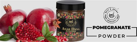 Salz & Aroma Dark Brown Dry Pomegranate (Anar Dana Powder) 250 g ...