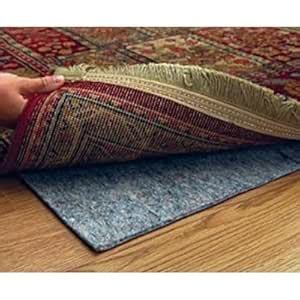 Plush, Reversible, 6' Round SUPREME HOLD(TM) Felt/Rubber Rug Pad adds ...