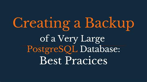 Backup PostgreSQL Database 的图像结果