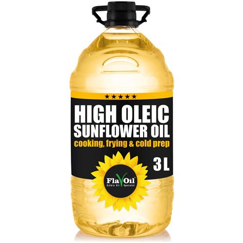 FlavOil High Oleic Sunflower Oil 3 litres - Healthy High-Performance ...