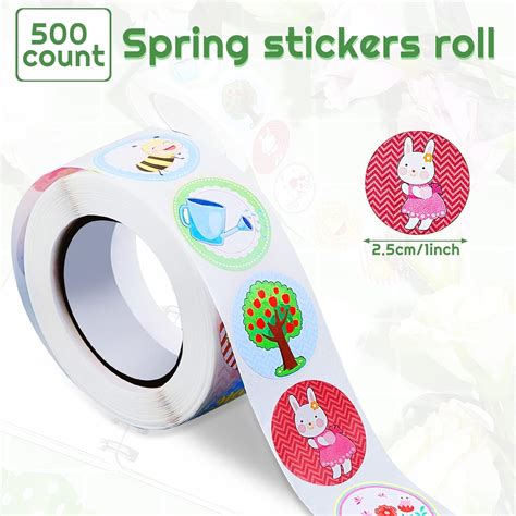 Zonon Spring Stickers in a Roll 12 Designs Flower Tree India | Ubuy
