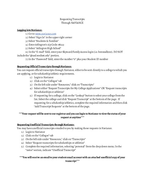 Image result for Naviance Transcript Requests