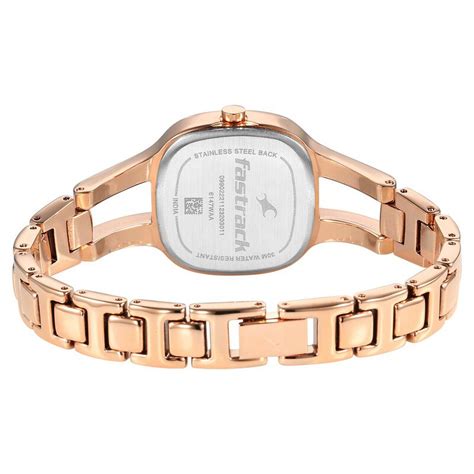 Fastrack Pulse Quartz Analog Mother Of Pearl Dial Metal Strap Watch for ...