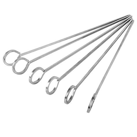 Bharat Skewers 11 inch for Tandoor Grill BBQ Stainless Steel Rod ...