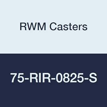RWM Casters 75-RIR-0825-S 75 Series 10-1/8" High, 8" Mold-On Rubber ...